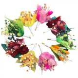Set 9 Cocarde flori pentru piept, din Flori Naturale Uscate - Eleganta si Rafinament pentru Evenimentele, Eventissimi&reg;