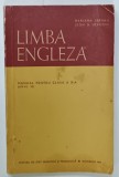LIMBA ENGLEZA , MANUAL PENTRU CLASA A X- A de MARIANA TARANU si LEON D. LEVITCHI , 1961 , DEDICATIE * , PREZINTA URME DE UZURA