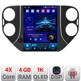 Navigatie Tesla VW Tiguan 2007-2012, 4GB RAM, 64GB, CarPlay, Android Auto