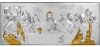 Cina cea de Taina argint 30x13 cm