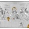 Cina cea de Taina argint 30x13 cm