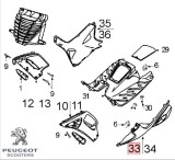 Cumpara ieftin Carena laterala stanga podea originala Peugeot Speedfight - Speedfight 2 - Speedfight - WRC - X-Race - X-Team 2T 50-100cc (galbena)