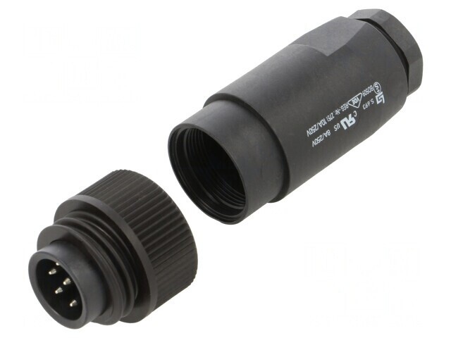 Conector Circular 7-Pin 250V Mufă Tată Lipire