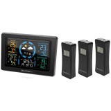 Cumpara ieftin Statie meteo interior-exterior GoGEN ME 3397 B, LCD color, 3 senzori inclusi,