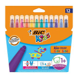 Carioca 12 culori Bic Ultralavabil Kid Couleur Baby