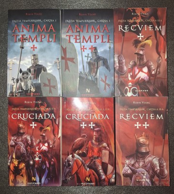 Robyn Young - Fratia templierilor (Anima Templi I-II * Cruciada I-II * Recviem I-II) foto