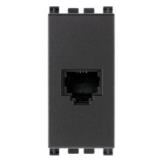 Priza telefon RJ11 1M Vimar Arke gri antracit 19320