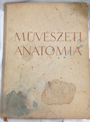 Carte de Anatomie Artistica 1955 - Barcsay Jeno foto