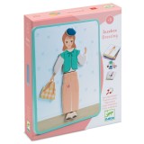 Joc educativ cu magnet de imbracat personaje, Djeco