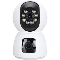 Camera de supraveghere interior, FOXMAG24, Full HD, audio-video bidirectional, alb, Wi-Fi