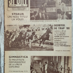 Revista SPORT nr. 7 - Iulie 1988 - Steaua Bucuresti