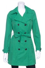 Palton verde Madeleine foto