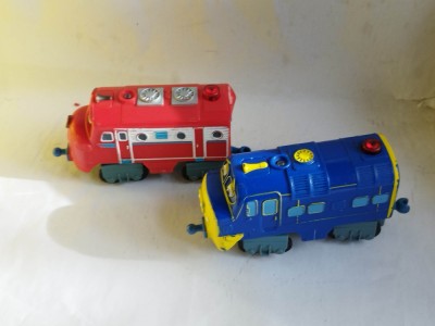 bnk jc Chuggington - lot 2 locomotive interactive - functionale - uzate foto
