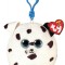 PLUS BRELOC TY 8.5CM SQUISHY BEANIES FETCH CATEL DALMATIAN