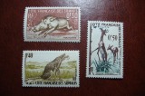 SOMALIA FRANCEZA SERIE FAUNA MNH, Nestampilat