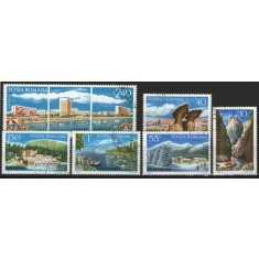 Romania 1971 - turism, serie stampilata