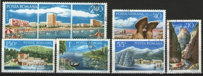 Romania 1971 - turism, serie stampilata foto