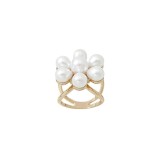 Inel pentru esarfa Flower Pearl