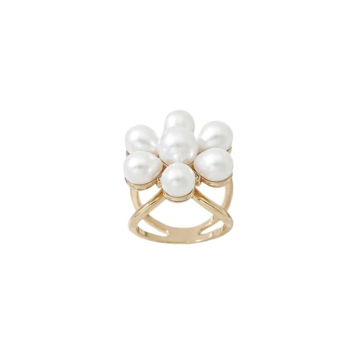 Inel pentru esarfa Flower Pearl