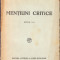 HST C1497 Mențiuni critice 1928 Perpessicius