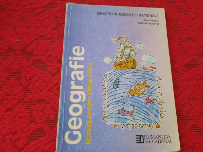 GEOGRAFIE MANUAL PENTRU CLASA A VII-A - Silviu Negut, Gabriela Apostol RF14/3