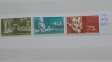 POLINEZIA FRANCEZA - MUZEUL GAUGUIN - 1965 - MI 65 EURO - 3 VAL. - NECIRCULATA.