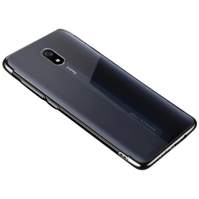 Husa TPU OEM Electroplating pentru Xiaomi Redmi 8A, Neagra foto