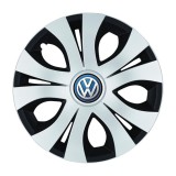 Set 4 Capace Roti Top Gri-Negru R16, Compatibil Cu Volkswagen