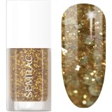 Semilac Glitter Nails lac de unghii stralucitor culoare 042 Flakes of Gold 7 ml