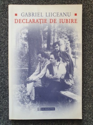 DECLARATIE DE IUBIRE - Gabriel Liiceanu foto