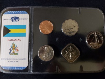 Seria completata monede - Bahamas 1992-2007 foto
