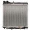Radiator racire Honda Jazz, 10.2001-01.2004, motor 1.4, 61 kw, benzina, cutie automata, cu/fara AC, 377x325x23 mm, aluminiu/plastic,