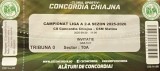 Bilet Concordia Chiajna v CSM Slatina Liga 2 20.9.2025