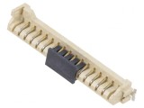 Conector de margine 17 pini 2,54mm aurit SMT