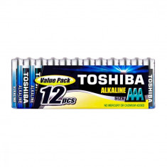 Baterii Toshiba Alkaline AAA , LR03 1.5V 12 Baterii / Set foto