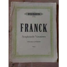 PARTITURA Franck- Symphonische Variationen