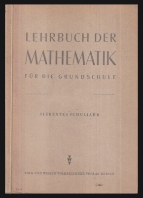 Lehrbuch der Mathematik fur Grundschule siebentes Schuljahr foto
