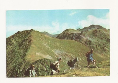 Carte Postala veche - Vedere din muntii Fagaras, Necirculata foto