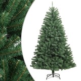 VidaXL Brad de Crăciun artificial cu suport și balamale, verde, 300 cm