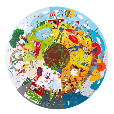 Puzzle de podea 360&amp;deg; - Anotimpurile PlayLearn Toys foto