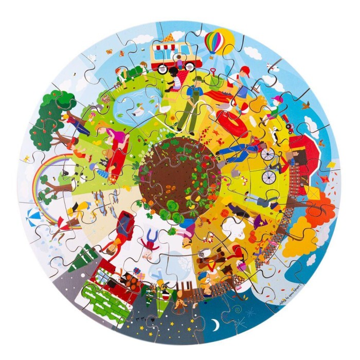 Puzzle de podea 360&deg; - Anotimpurile PlayLearn Toys