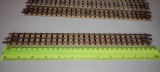13 bucati linii drepte pt. trenulet electric vintage HORNBY DUBLO - ENGLAND cele din tabla ho - 16.5 mm