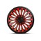 Set capace roti 16` rosu-negru cu inel negru soho 4buc