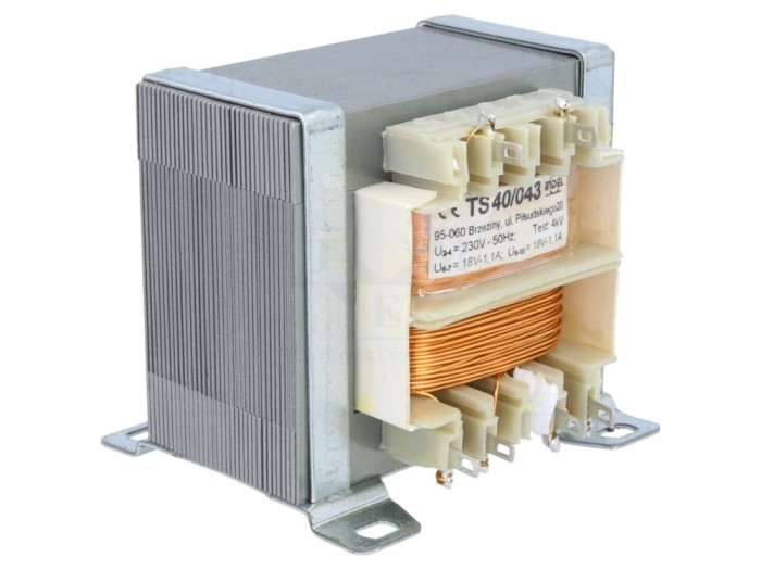 Transformator de alimentare 40VA 230V 18V