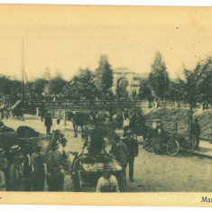 948 - BUCURESTI, Market, Romania - old postcard - unused