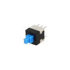 Microintrerupator, 8x8mm, ON-ON, DPDT, CANAL ELECTRONIC - BS-800-L