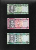 Set Bancnote Sudanul de Sud 1+5+10 Pounds UNC - Colectie Numismatica South Sudan