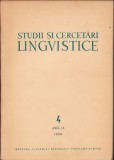HST C1868 Studii și cercetări lingvistice 4/1958