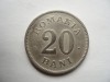 ROMANIA - 20 BANI 1900 , CAROL I, L14.21