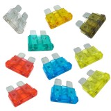 Set 10 sigurante auto plate RoGroup 12V, valori mixte 5A-30A